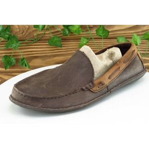 UGG‎ Shoes Sz 10 M Beige Moccasin Leather Men